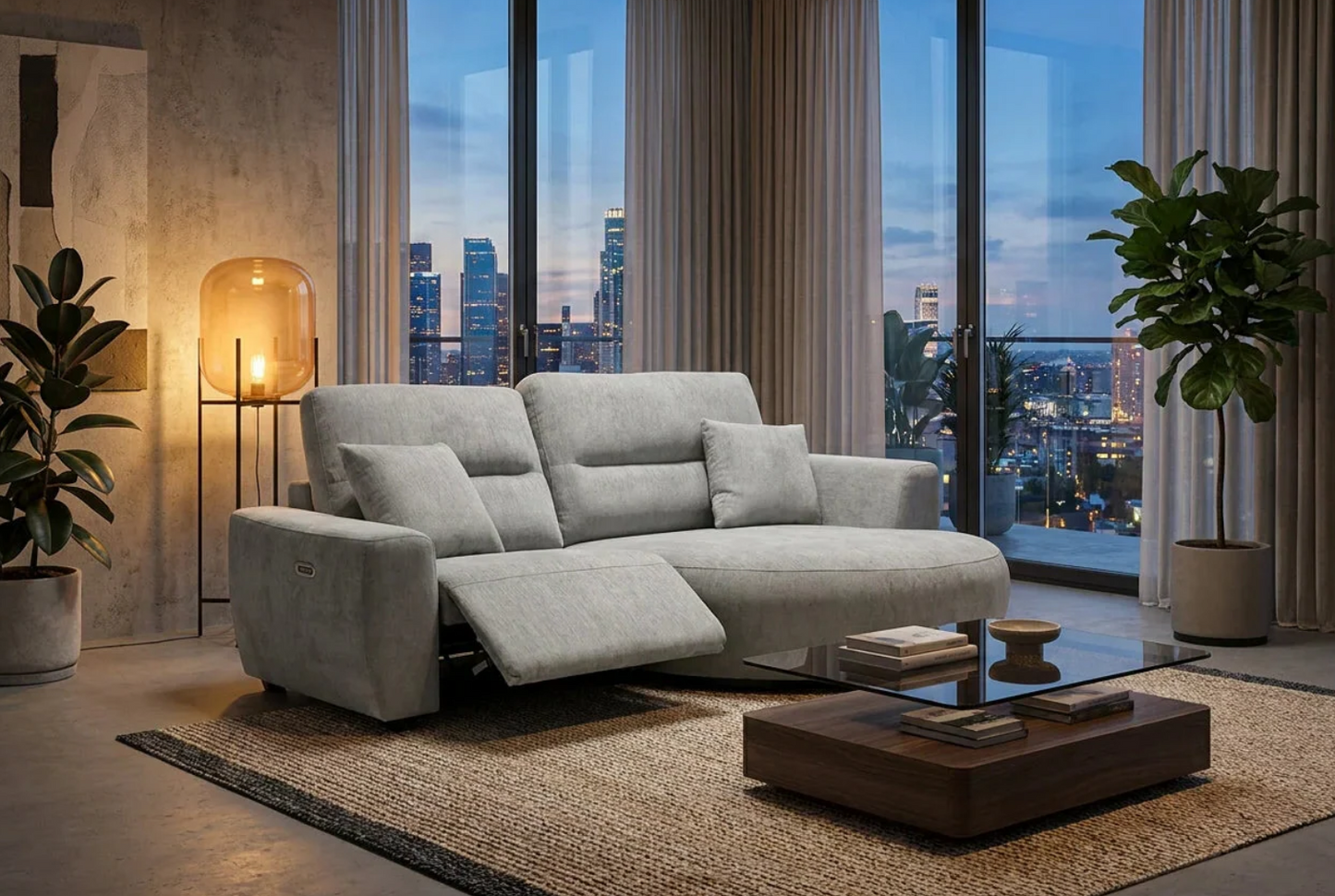 Ember Electric Recliner Chaise Lounge - Left or Right Hand Chaise