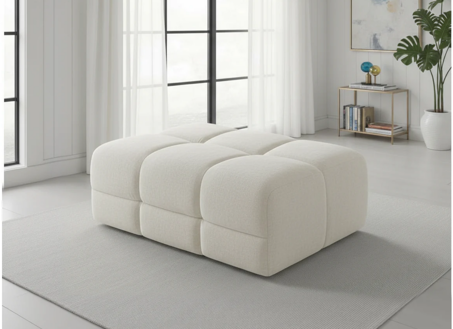 Jacob Ribbed Footstool