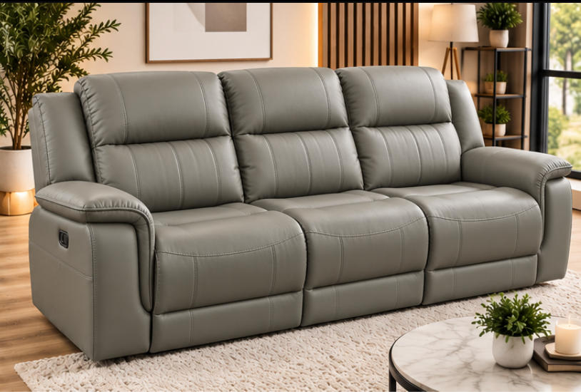 Conrad Manual Recliner Sofa 3-Seater