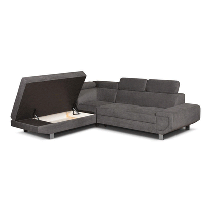 Arctic Large Corner Sofa Bed