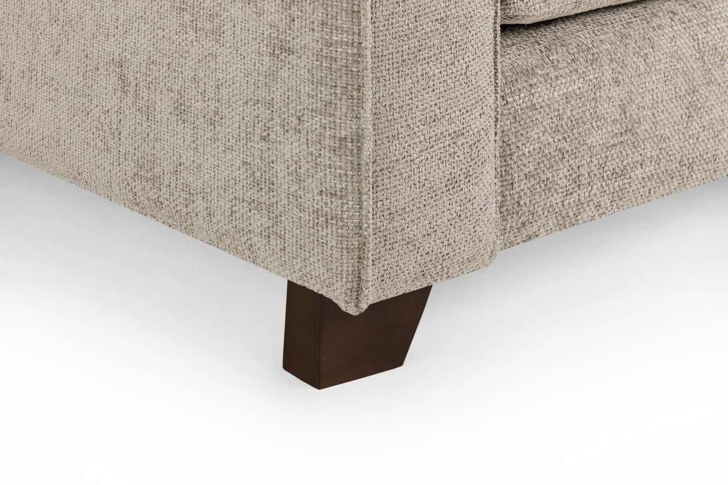 Nebraska Stone Fabric 3+2 Sofa Set: Plush, Removable Cushions, Wooden Feet