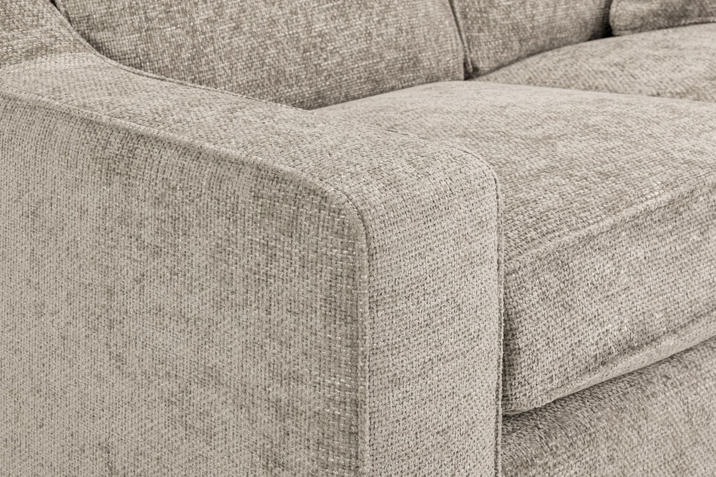 Nebraska Stone Fabric 3+2 Sofa Set: Plush, Removable Cushions, Wooden Feet