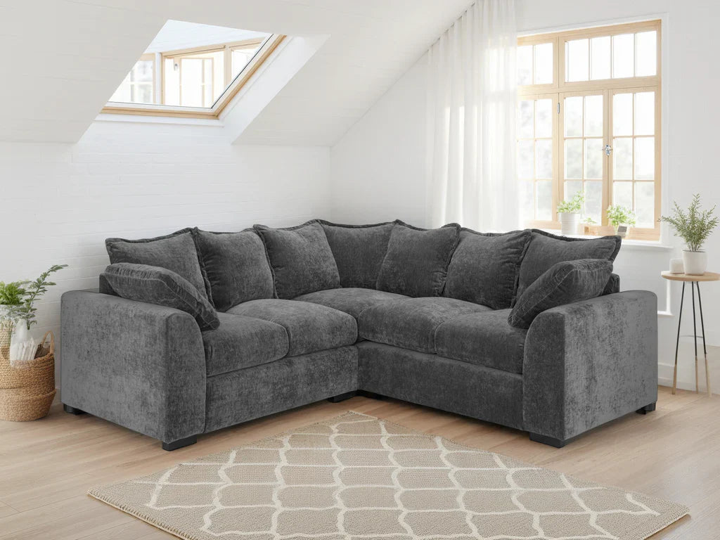 Colbee Corner Sofa: Comfortable, Removable Covers,  Polyester Upholstery