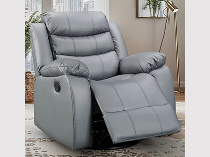 Roma Armchair Faux Leather Manual Recliner