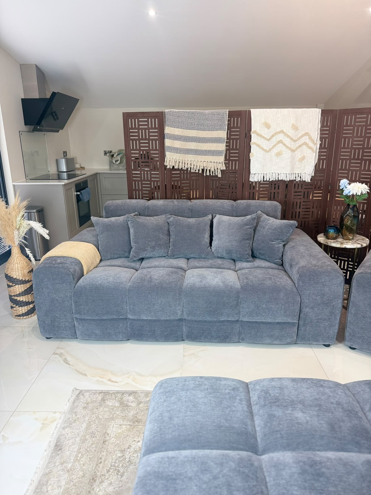 Jacob Ribbed 3-Seater Sofa