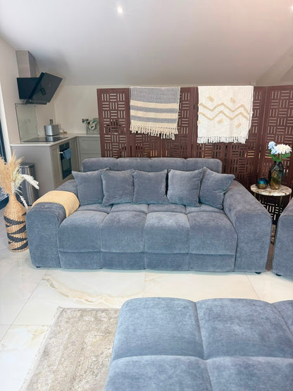Jacob Ribbed 3-Seater Sofa