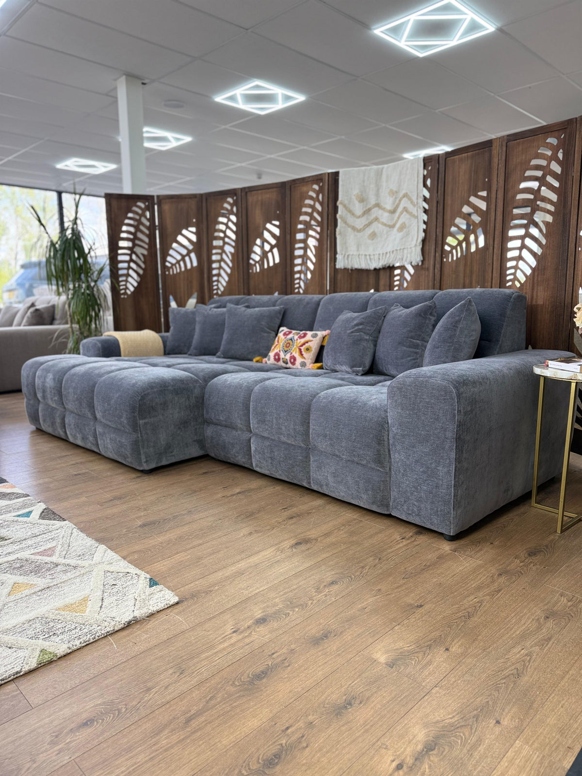 Jacob Ribbed Corner Sofa (Left or Right-Hand)
