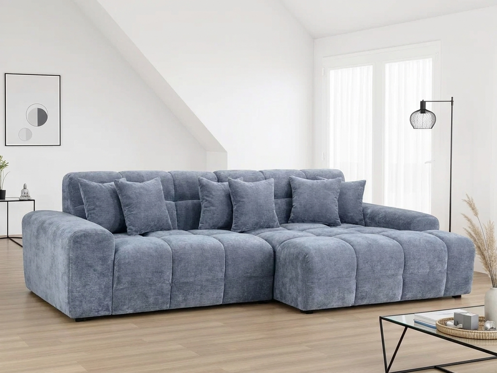 Jacob Ribbed Corner Sofa (Left or Right-Hand)