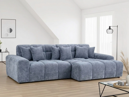 Jacob Ribbed Corner Sofa (Left or Right-Hand)