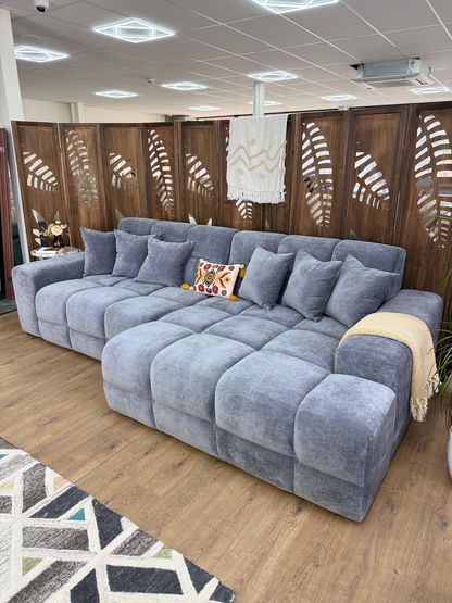 Jacob Ribbed Corner Sofa (Left or Right-Hand)