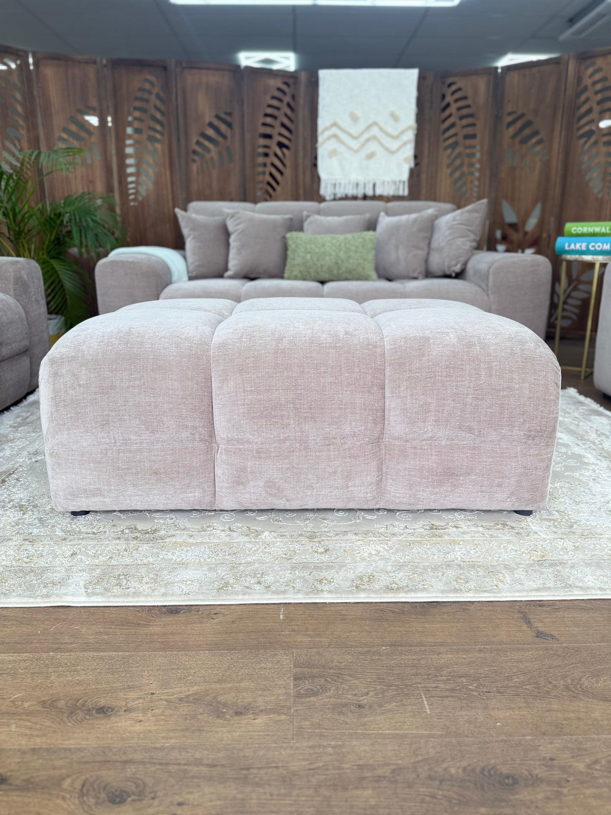 Jacob Ribbed Footstool