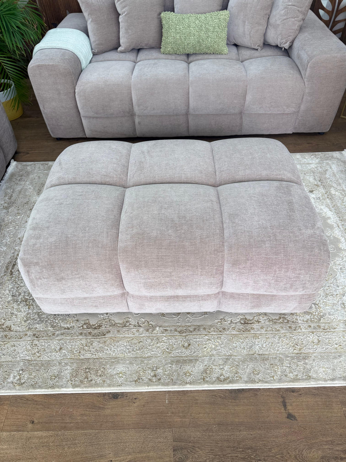 Jacob Ribbed Footstool