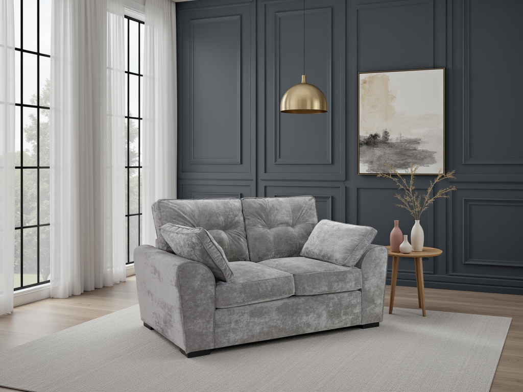 Maxwell Sofa Grey 2 Seater