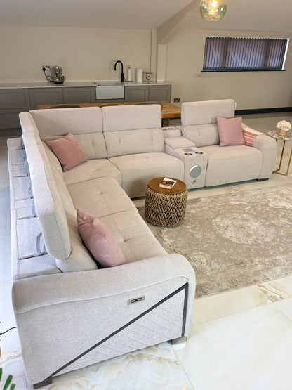 Ohio Modular Electric Recliner Sofa Large Corner