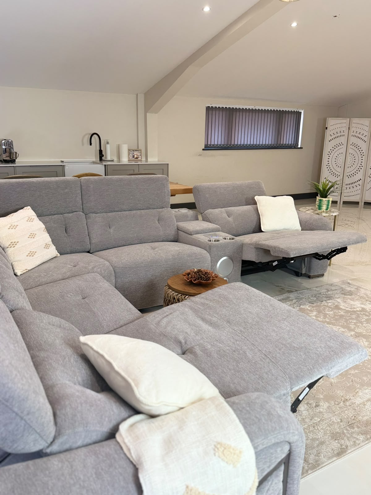 Ohio Modular Electric Recliner Sofa Large Corner