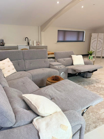 Ohio Modular Electric Recliner Sofa Large Corner