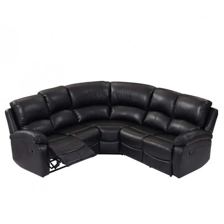 Roma Corner Faux Leather Manual Recliner