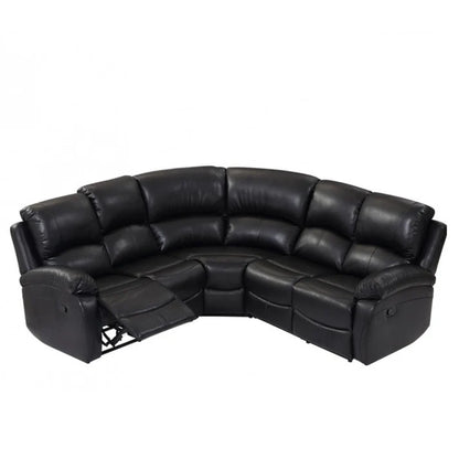 Roma Corner Faux Leather Manual Recliner