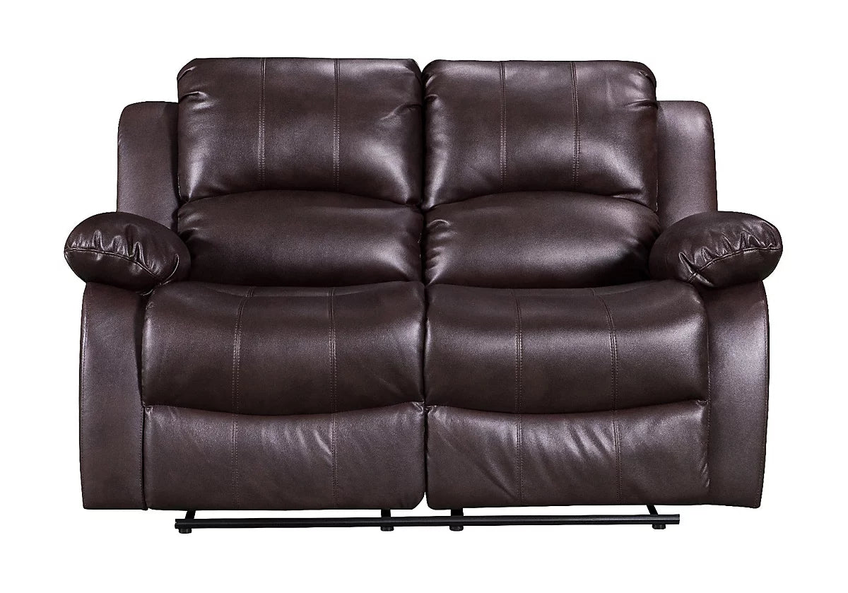 Roma 2-Seater Faux Leather Manual Recliner