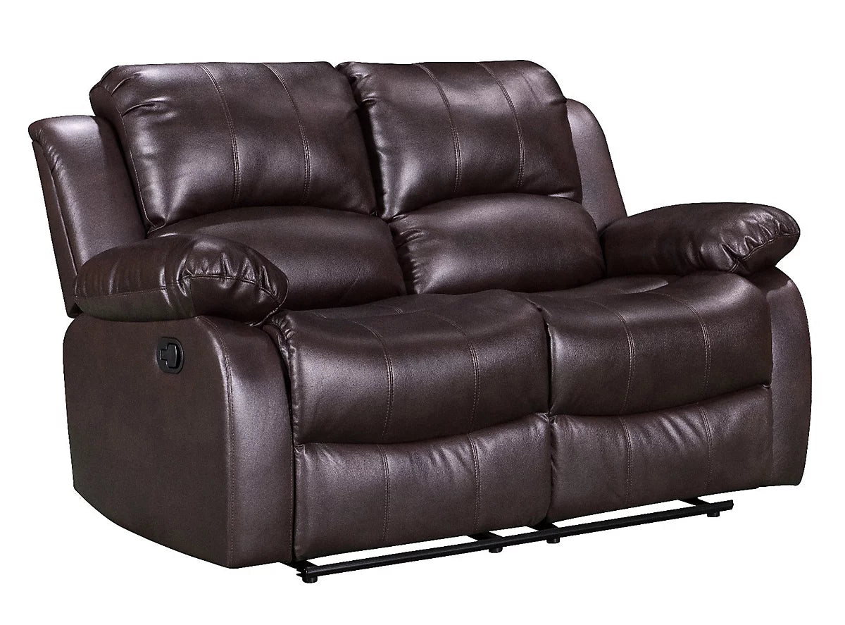 Roma 2-Seater Faux Leather Manual Recliner