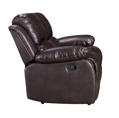Roma 2-Seater Faux Leather Manual Recliner