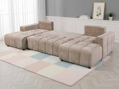 Shanghai Luxury U Shape Corner Sofabed