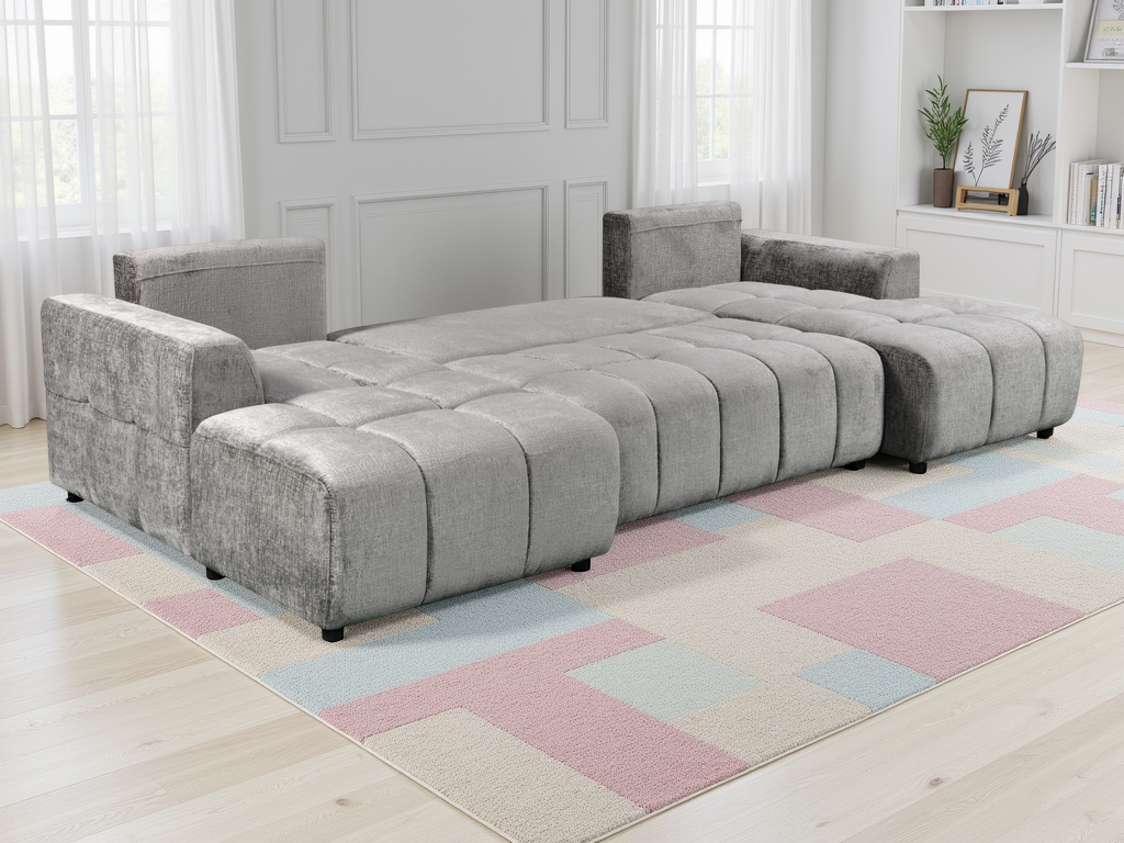 Shanghai Luxury U Shape Corner Sofabed