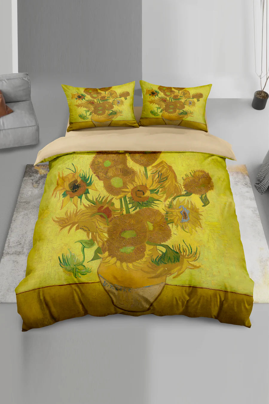 Van Gogh ‘Sunflowers’ Double Duvet Cover Set