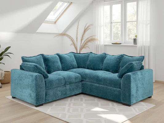 Colbee Corner Sofa: Comfortable, Removable Covers,  Polyester Upholstery