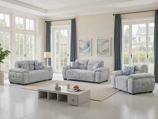 Torino Sofa Grey 3+2+1 Set